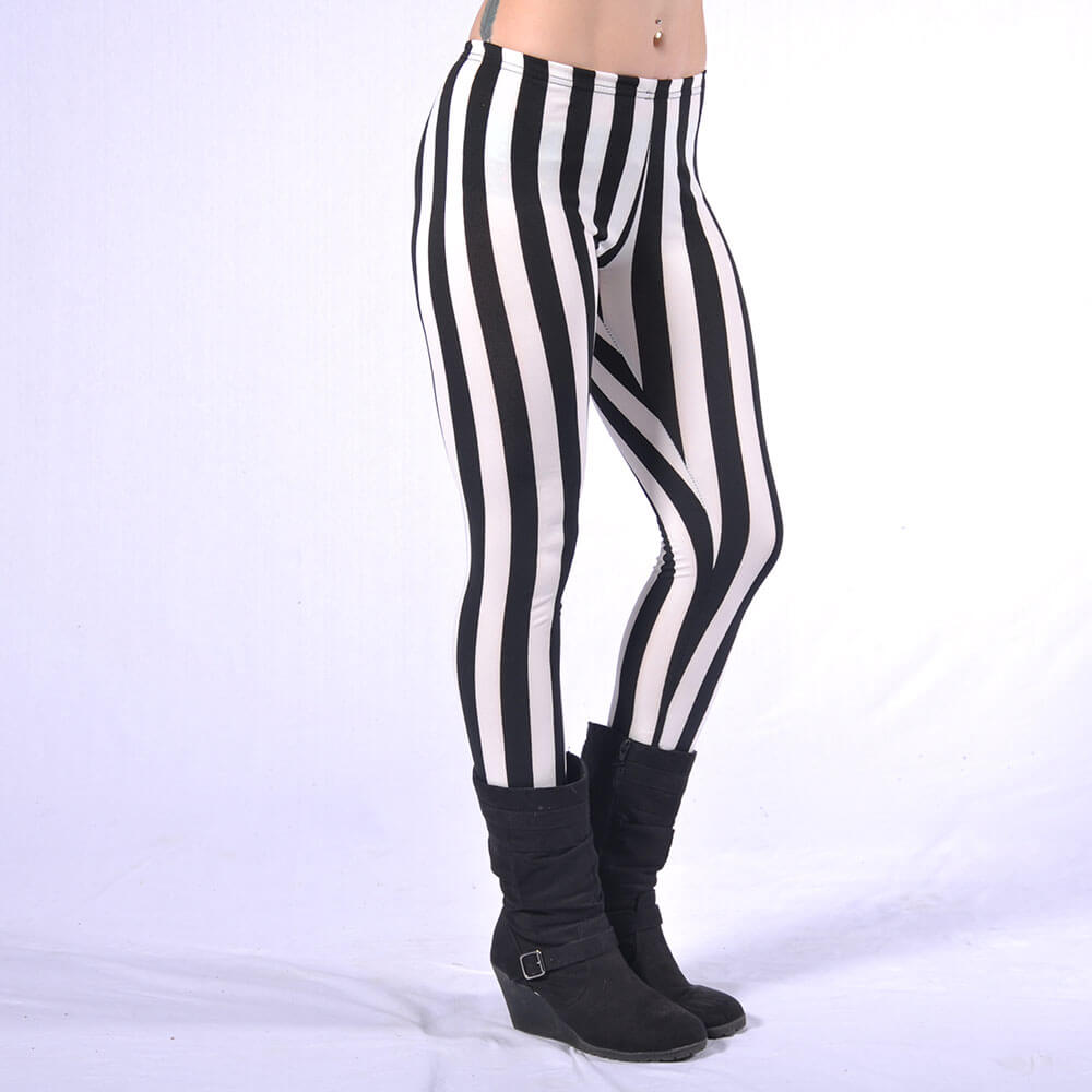 Circus Striped Leggings moodhoops