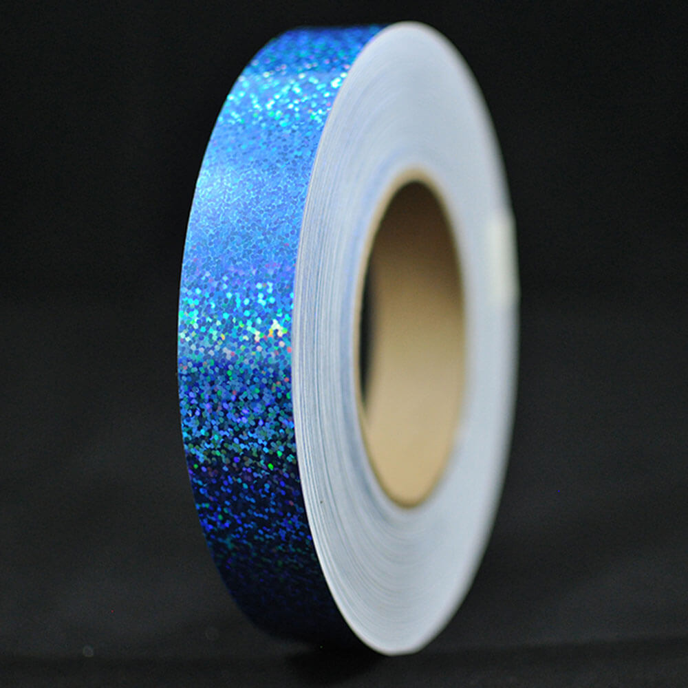 Sky Blue Sequins Metallic Hoop Tape