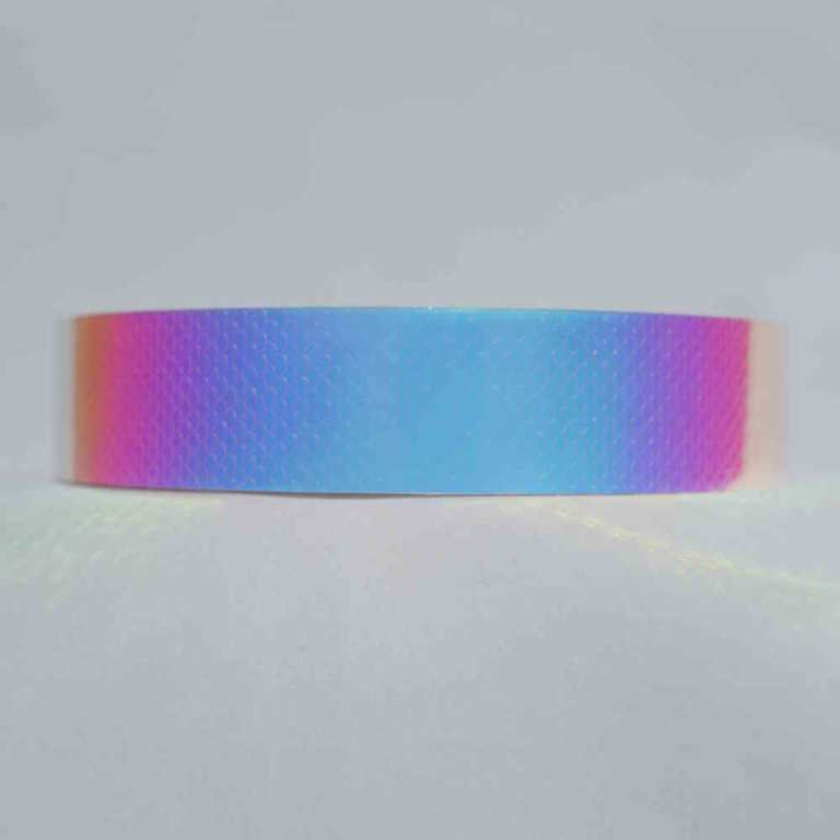 Indigo Sunrise Translucent Scales Tape Metallic Decorative Hoop Tape