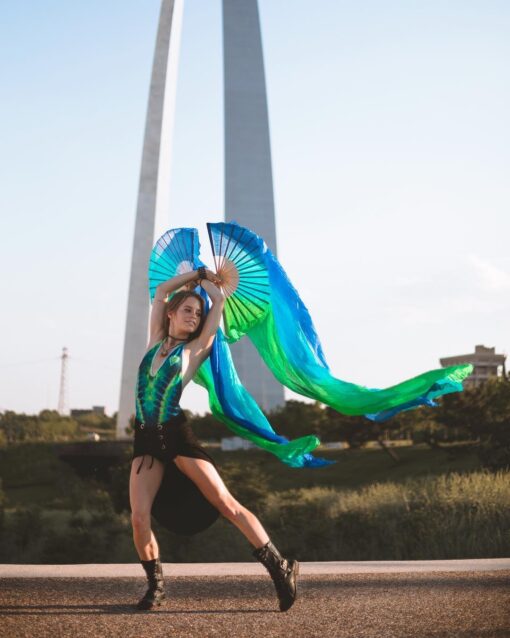 Oasis Silk Veil Fans - Image 6