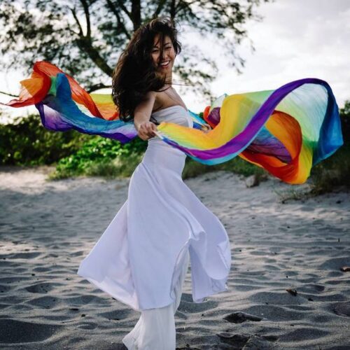 Neo Rainbow Veil Fans (Non-Silk)