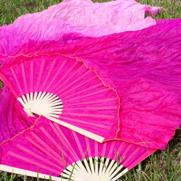 Stargazer Silk Veil Fans - Festival Flow - Moodhoops.com