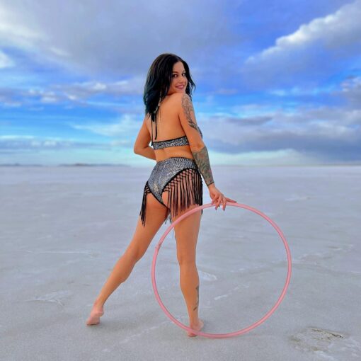 Translucent Blush Polypro Hoop - Image 4