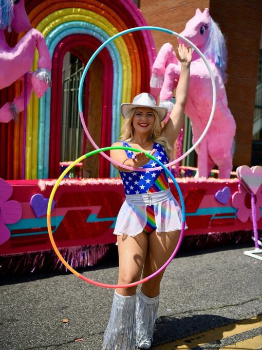 Bisexual Pride Sectional Polypro Hoop