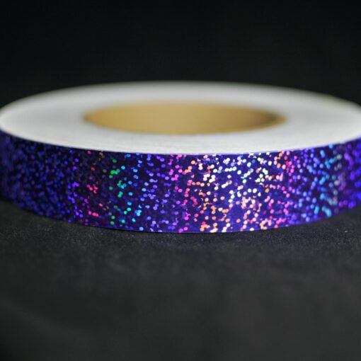 Purple Galaxy Sequins Metallic Hoop Tape