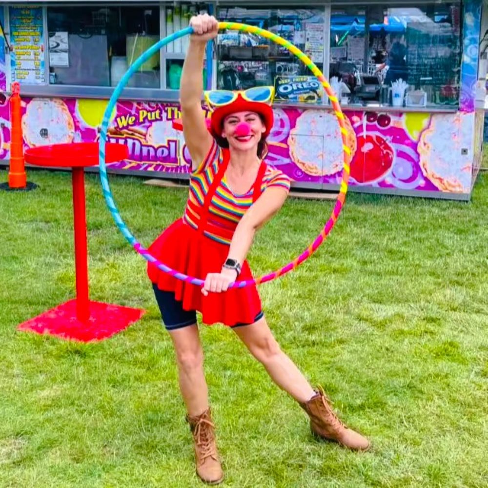 Rainbow Sectional Polypro Hoop - Image 2