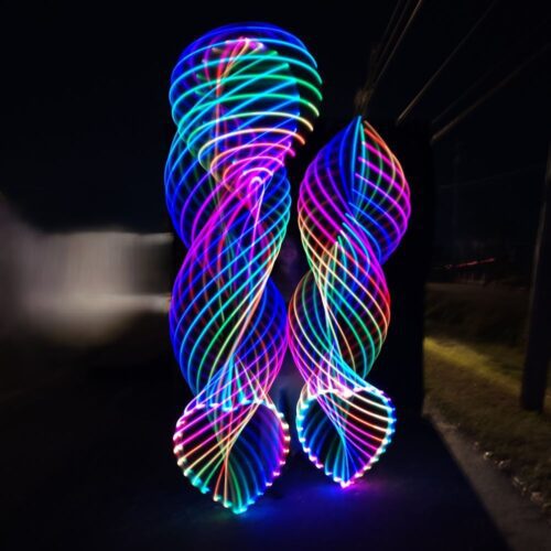 Alternative view of PixelHoop Heart