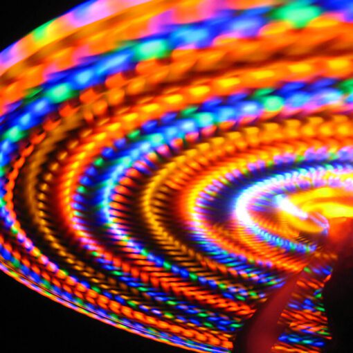 Bohemia - 30.5" hoop in 3/4" HDPE tubing