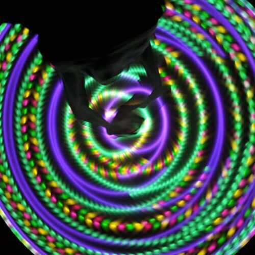 Julep - 32.5" hoop in 5/8" Clear Polypro tubing