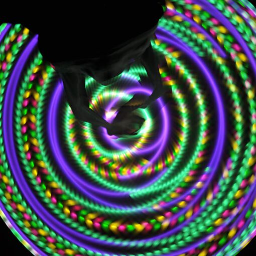 Julep - 32.5" hoop in 5/8" Clear Polypro tubing